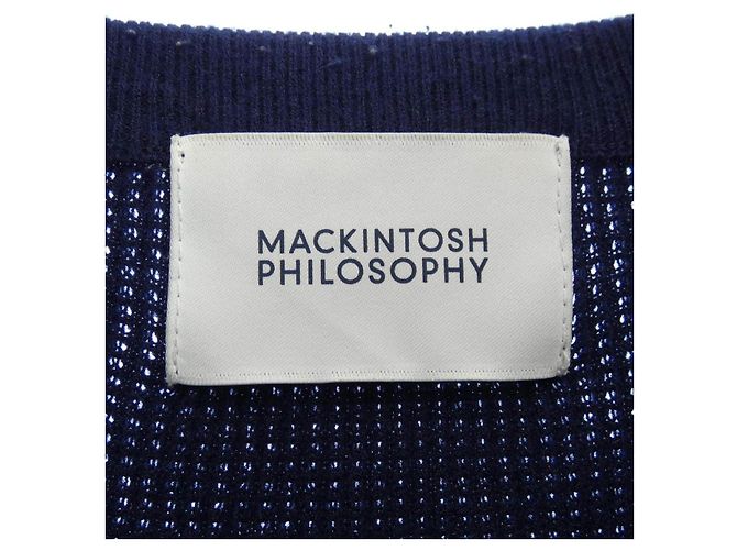 Autre Marque Mackintosh Philosophy Knitwear Blu Blu navy - vista 4