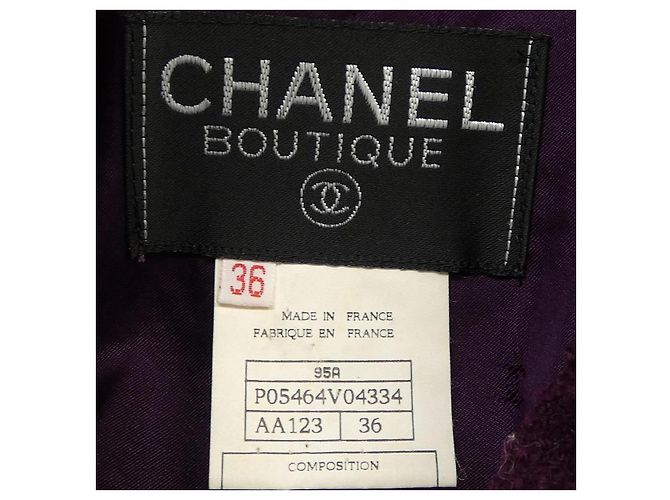 Giacca Chanel Porpora - vista 4