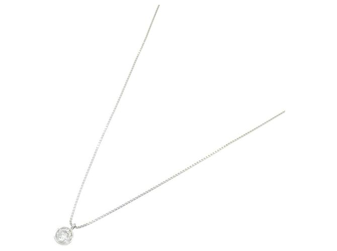 Autre Marque Collar de diamantes PT900 PT850 Plata - vista 2