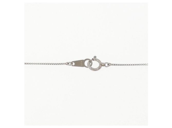 Autre Marque Collar de Cruz con Diamantes Pt900 Pt850 Plata - vista 5