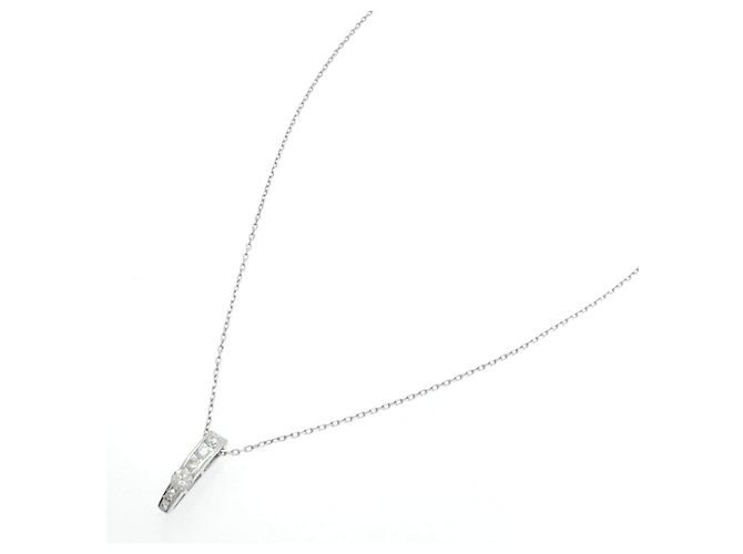 Autre Marque Collana di diamanti Pt900 Pt850 Argento - vista 2
