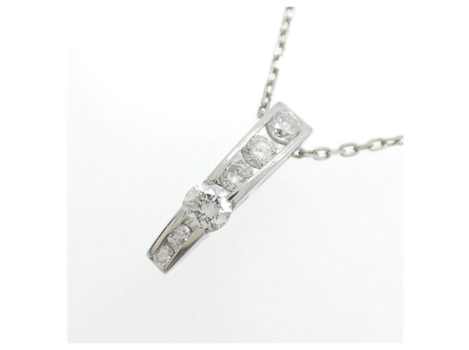 Autre Marque Collana di diamanti Pt900 Pt850 Argento - vista 3