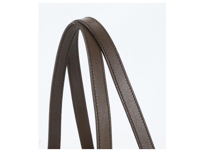 Bolso Tote Gucci 31244 de cuero marrón Castaño - vista 2