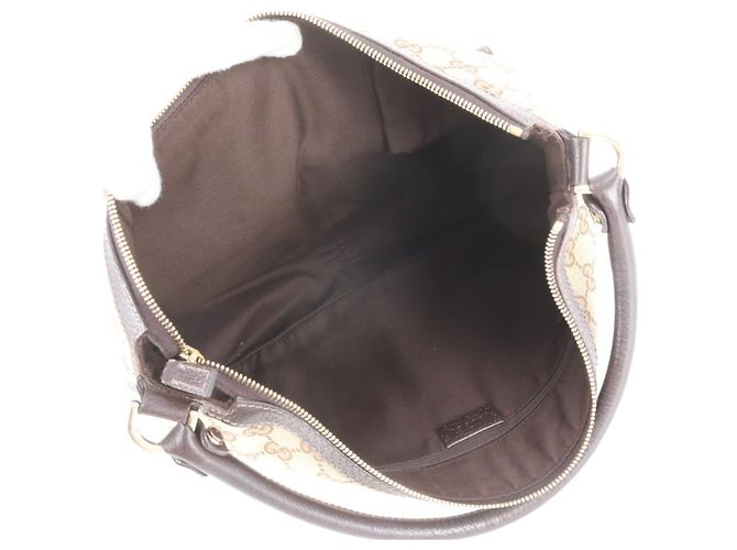 Borsa a tracolla Gucci GG Canvas Abbey in pelle Marrone - vista 7