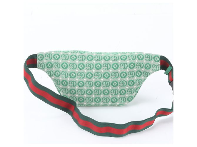 Borsa a tracolla 2-Way per bambini Gucci GG Logo Verde - vista 3