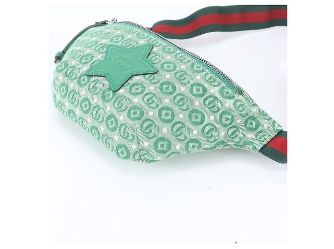 Borsa a tracolla 2-Way per bambini Gucci GG Logo Verde - vista 4