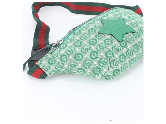 Borsa a tracolla 2-Way per bambini Gucci GG Logo Verde - vista 5