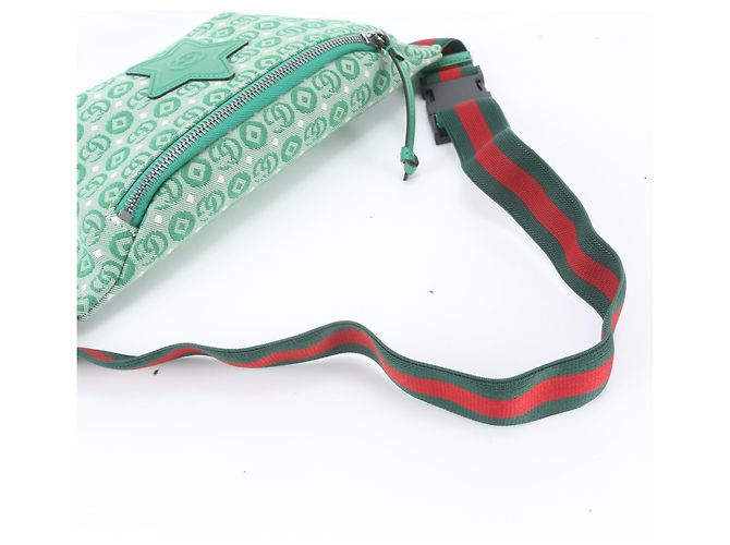 Borsa a tracolla 2-Way per bambini Gucci GG Logo Verde - vista 7