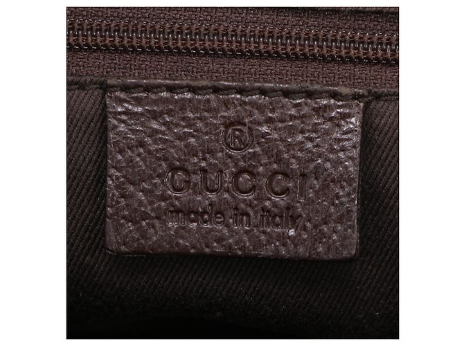 Gucci GG Canvas Leder Tote Bag Beige - Ansicht 8
