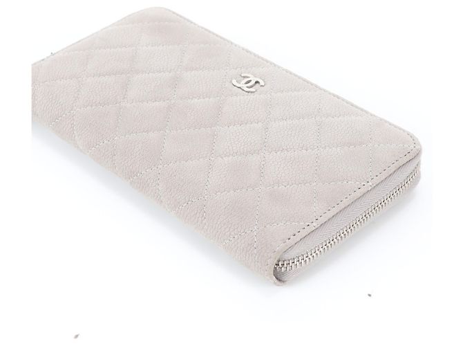 Chanel A50097 Long Wallet aus gestepptem Kaviar-Leder Braun - Ansicht 3