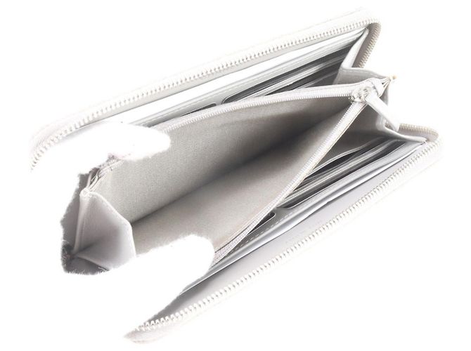 Chanel A50097 Long Wallet aus gestepptem Kaviar-Leder Braun - Ansicht 7