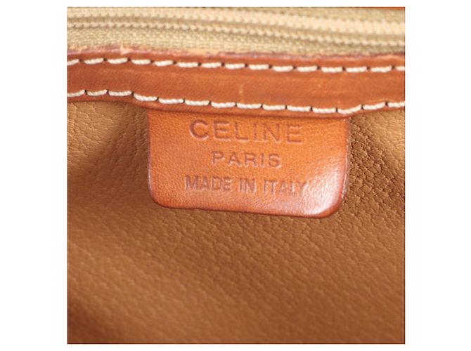 Céline Borsa Tote 2-Way in pelle Celine Macadam Marrone - vista 10