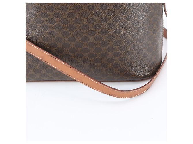 Céline Borsa Tote 2-Way in pelle Celine Macadam Marrone - vista 2