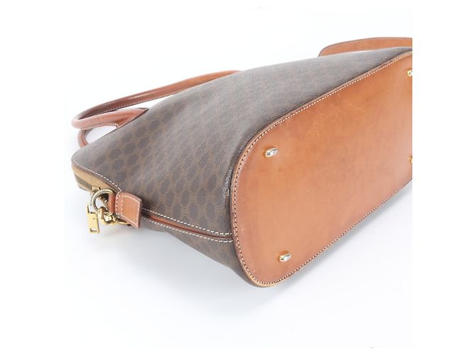 Céline Borsa Tote 2-Way in pelle Celine Macadam Marrone - vista 6