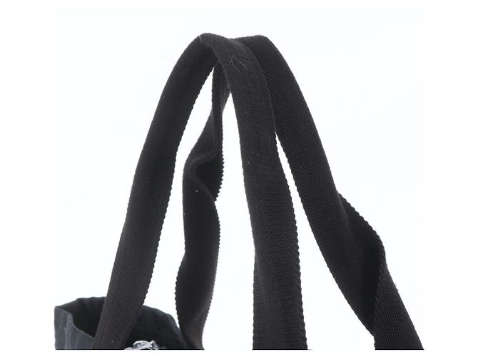 Borsa Tote Gucci in tela GG e pelle Nero - vista 2