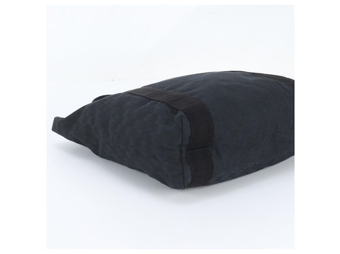 Borsa Tote Gucci in tela GG e pelle Nero - vista 5