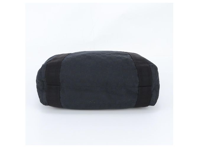 Borsa Tote Gucci in tela GG e pelle Nero - vista 6