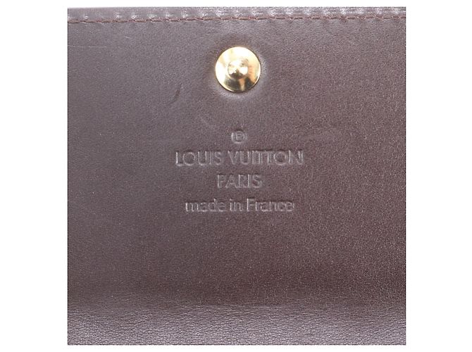 Louis Vuitton Monogram Vernis Portefeuille Sarah Amarante Long Wallet Bordò - vista 8