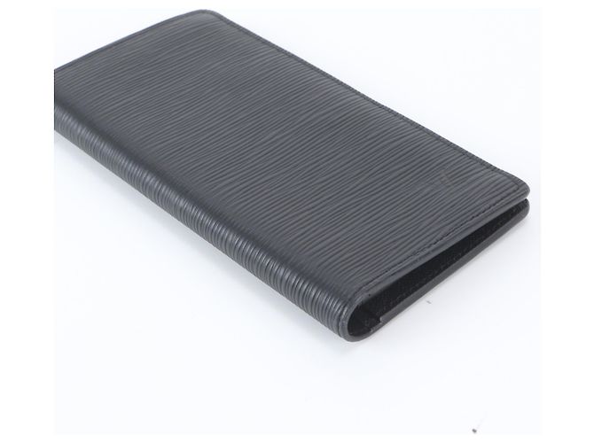Louis Vuitton Epi Portefeuille Brazza Long Wallet Nero - vista 3