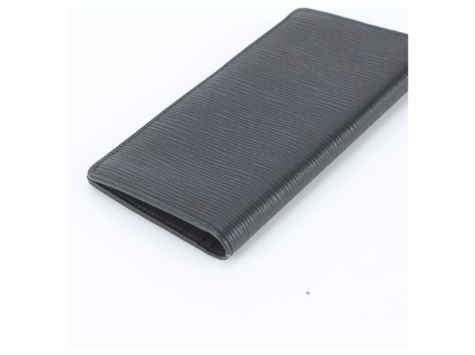 Louis Vuitton Epi Portefeuille Brazza Long Wallet Nero - vista 4