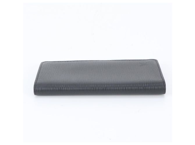 Louis Vuitton Epi Portefeuille Brazza Long Wallet Nero - vista 5