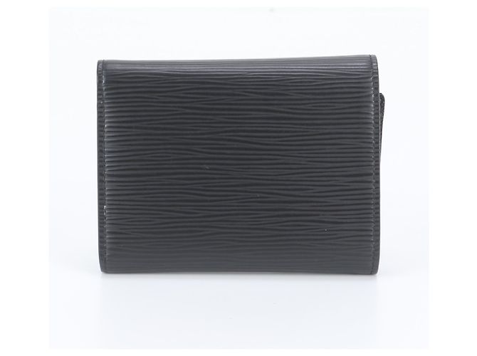 Louis Vuitton Epi Portefeuille Victorine Tri-fold Wallet Nero - vista 2