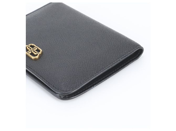 Everyday Cartera bi-fold Balenciaga BB Medium de piel negra Negro - vista 3