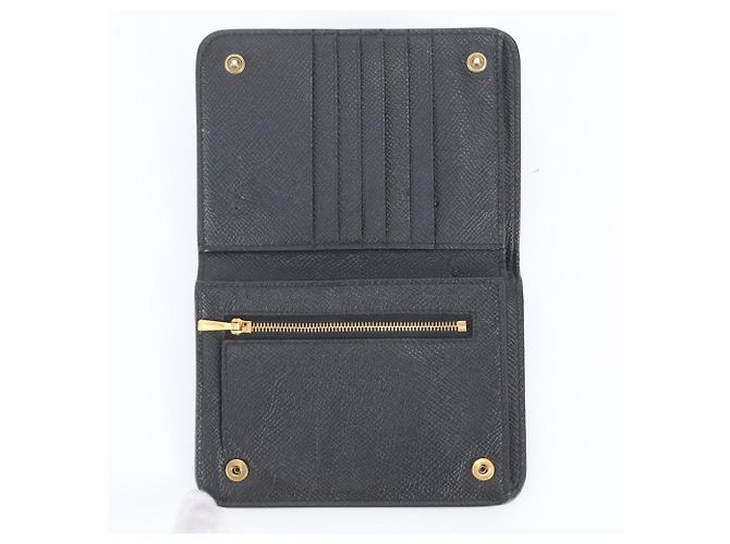 Everyday Cartera bi-fold Balenciaga BB Medium de piel negra Negro - vista 6