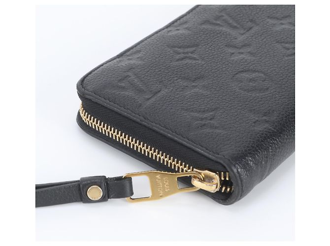 Louis Vuitton Monogram Empreinte Zippy Wallet mit RFID-Schutz Schwarz - Ansicht 4