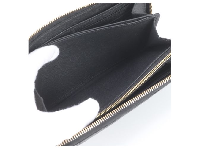 Louis Vuitton Monogram Empreinte Zippy Wallet mit RFID-Schutz Schwarz - Ansicht 9