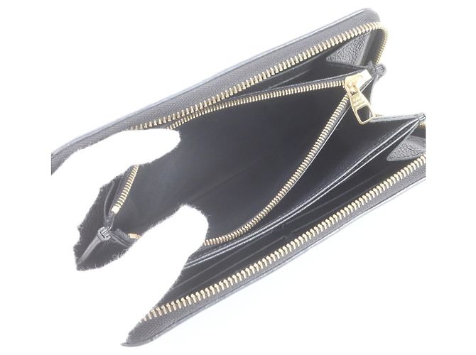 Louis Vuitton Monogram Empreinte Zippy Wallet Schwarz - Ansicht 7