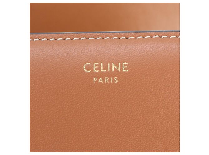 Céline Celine Triomphe Small Flap Wallet Brown - view 11