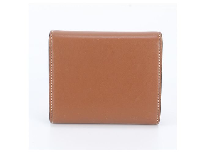 Céline Celine Triomphe Small Flap Wallet Brown - view 2
