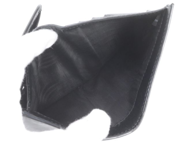 Prada Vitello Move Leather Tri-fold Wallet Black - view 7