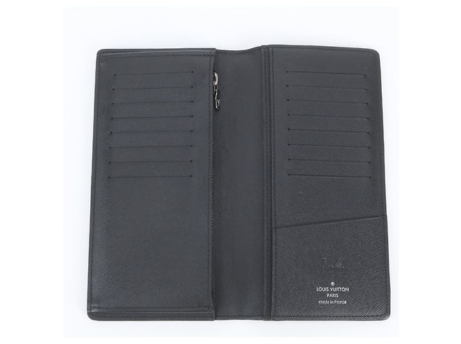 Louis Vuitton Monogram Eclipse Portefeuille Brazza Long Wallet Monograma - vista 6