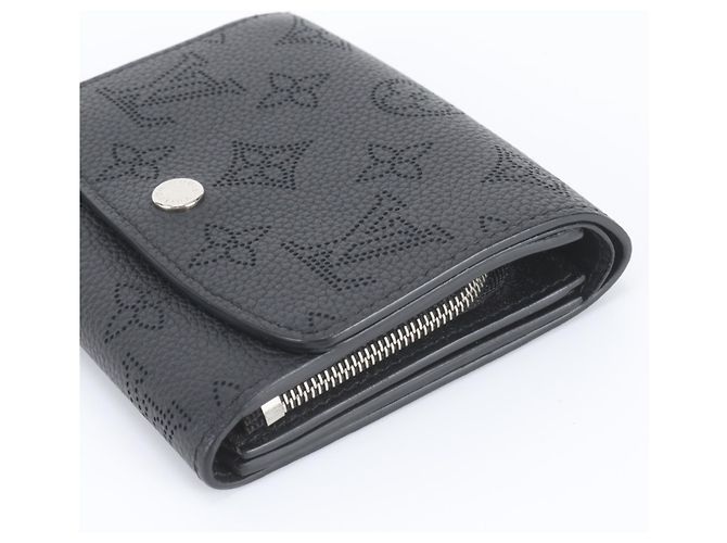 Louis Vuitton RFID Mahina Portefeuille Iris Compact Wallet Preto - vista 3