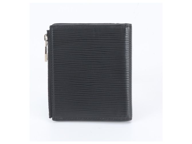 Louis Vuitton Epi Portefeuille Smart Leather Bi-fold Wallet Nero - vista 2