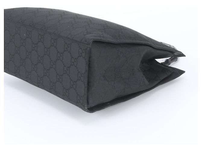 Gucci Bamboo Shopper aus Leder in Schwarz - vista 4