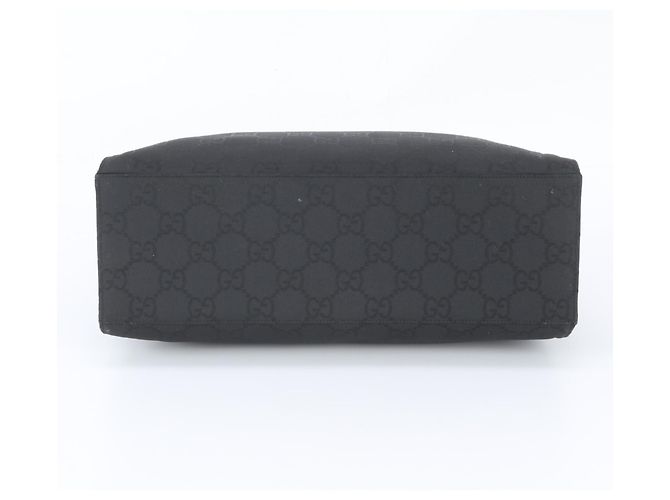 Gucci Bamboo Shopper aus Leder in Schwarz - vista 6