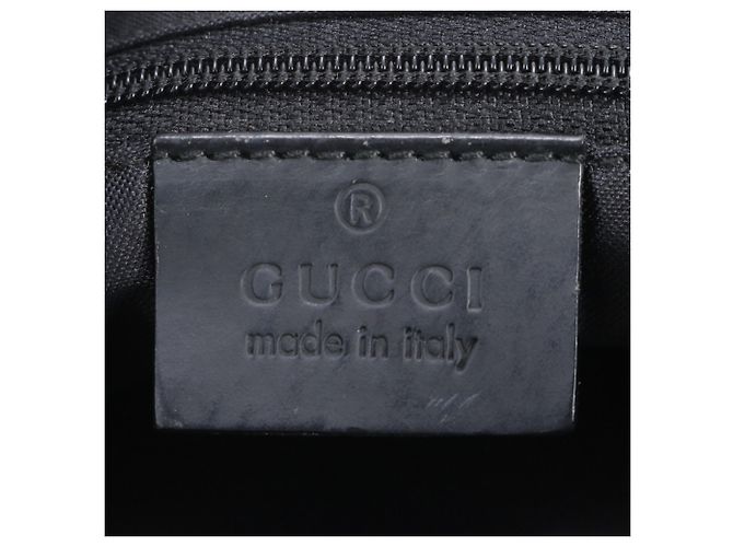 Gucci Bamboo Shopper aus Leder in Schwarz - vista 8