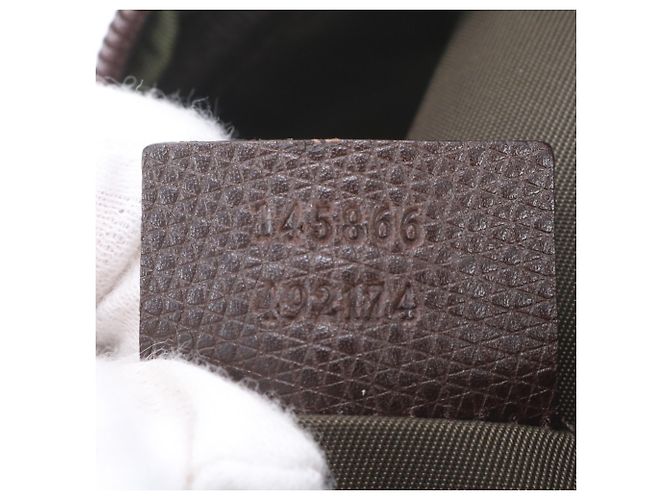 Borsa a tracolla Gucci in pelle marrone - vista 10