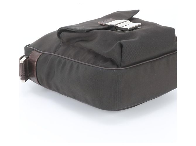 Borsa a tracolla Gucci in pelle marrone - vista 5