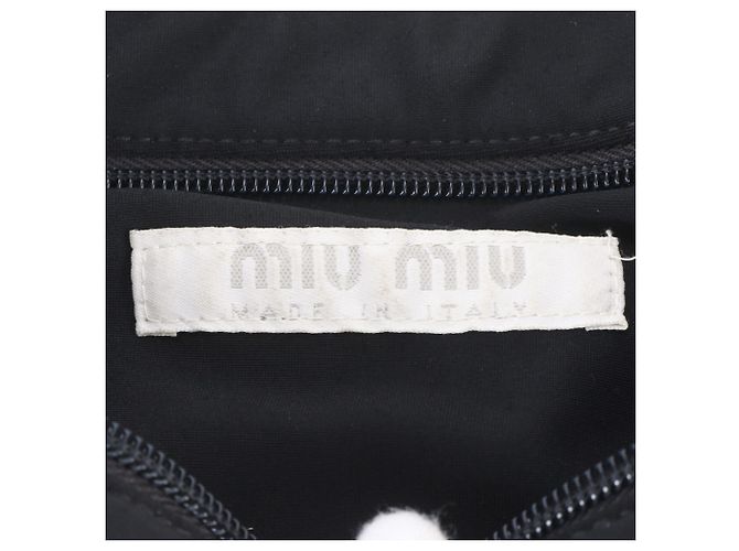 Borsa a tracolla Miu Miu Archive Black Nero - vista 8