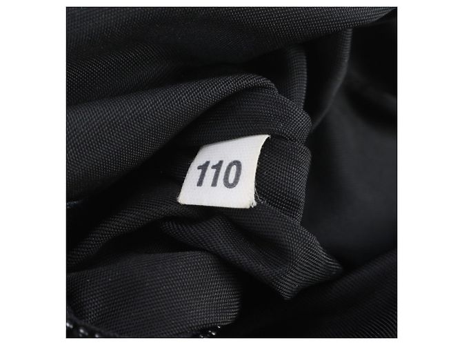 Sac Boston Prada en nylon Tessuto avec logo triangle en cuir Noir - vue 11