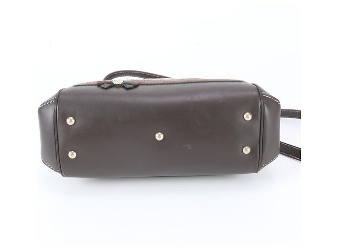 Bolsa de Ombro Gucci GG Canvas Princy em couro Marrom - vista 7