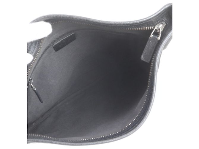 Borsa a tracolla Gucci in tela GG e pelle Nero - vista 7