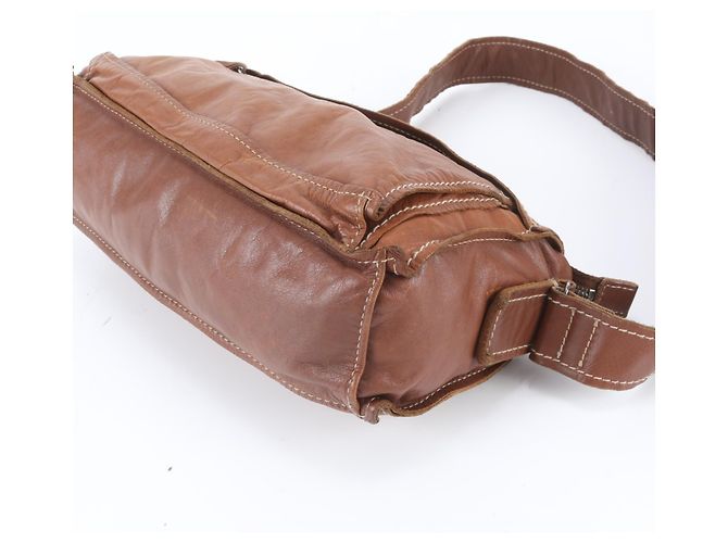 Borsa a tracolla Miu Miu Archive in pelle Marrone - vista 4