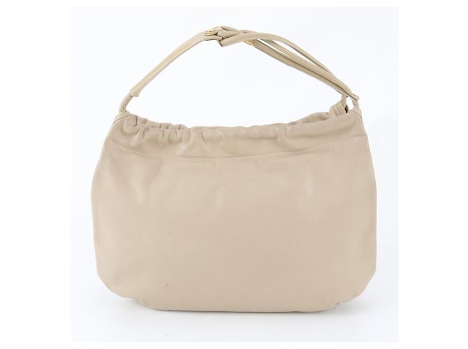 Borsa a tracolla e tote in pelle vintage Gucci da donna Beige - vista 3