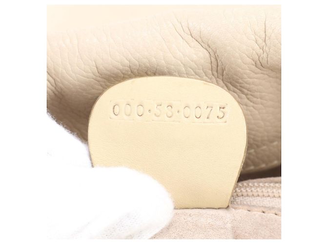 Borsa a tracolla e tote in pelle vintage Gucci da donna Beige - vista 9