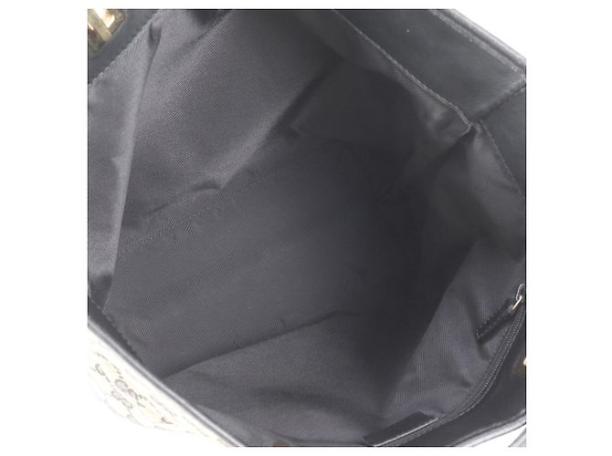 Borsa Tote Gucci in tela GG e pelle Nero - vista 7